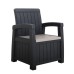 Faro 4 Seater Garden Sofa Set - Black